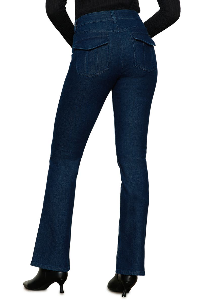 Sanctuary Hayden Utility Bootcut Jeans, Alternate, color, Plot Twist Blue