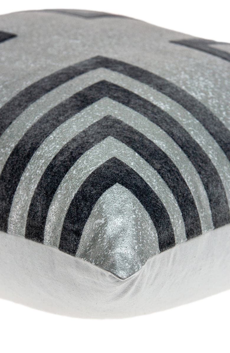 PARKLAND COLLECTION Aantra Transitional Pillow - 20" x 20" - Grey, Alternate, color,