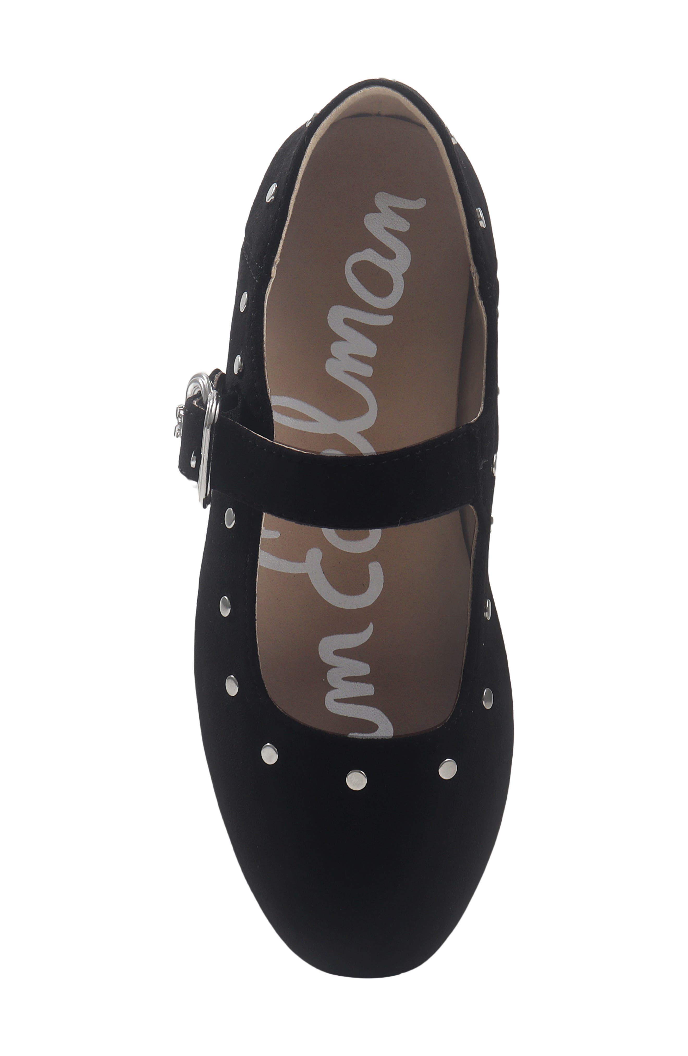 Kids' Maeve Michaela Mary Jane Flat, Alternate, color, BLACK
