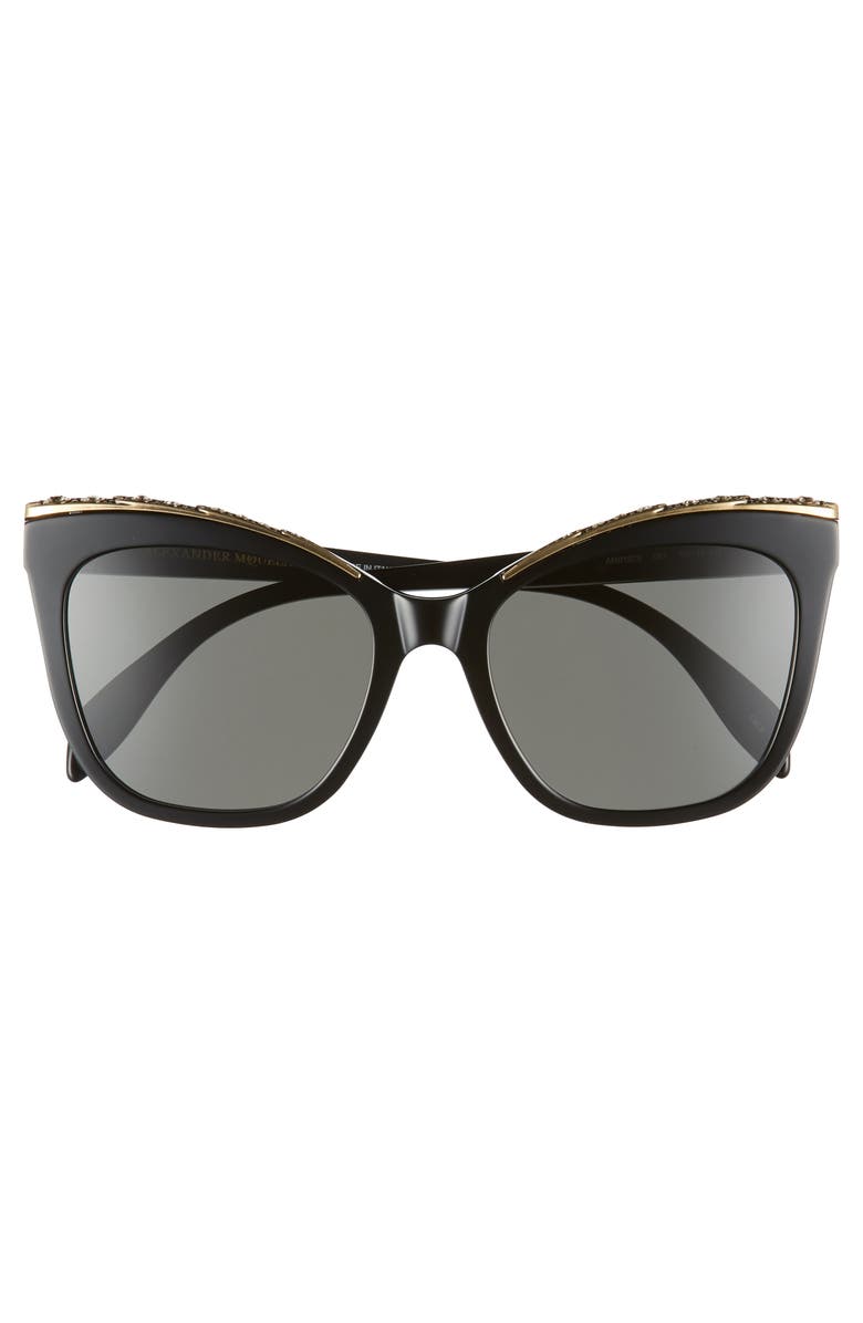 McQueen Alexander McQueen 55mm Cat Eye Sunglasses | Nordstrom display picture 3