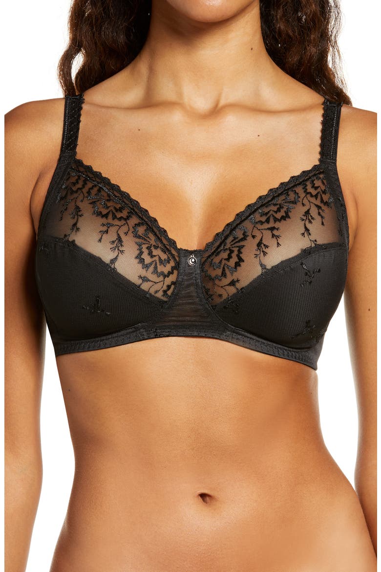 Every Curve Full Coverage Wireless Bra, Main, color, BLACK
