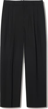 Dunst Double Pleated Wide Leg Slacks