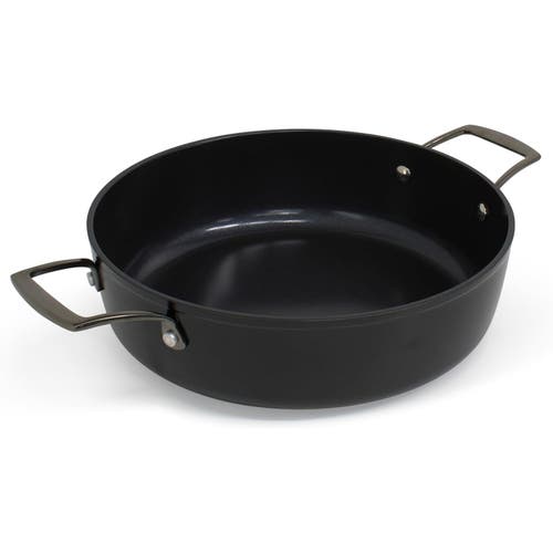 Blu . 11 Inch Saute Pan With Lid In Black