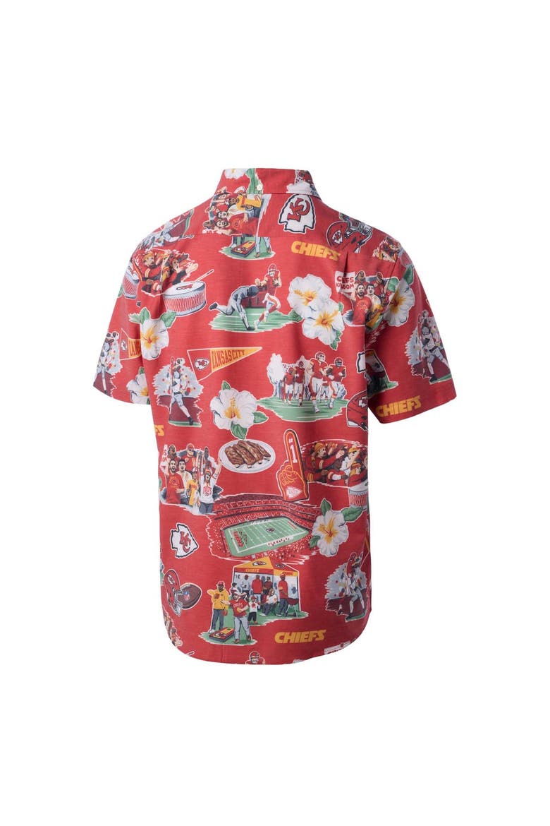 Men's Reyn Spooner Red Kansas City Chiefs Scenic Button-Down Shirt, Alternate, color, Red