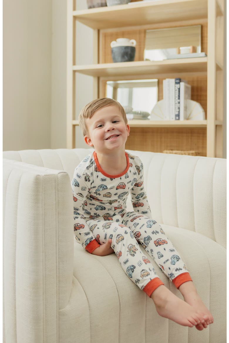 Pixar Cars Fitted Two-Piece Pajamas, Alternate, color, PIXAR CARS