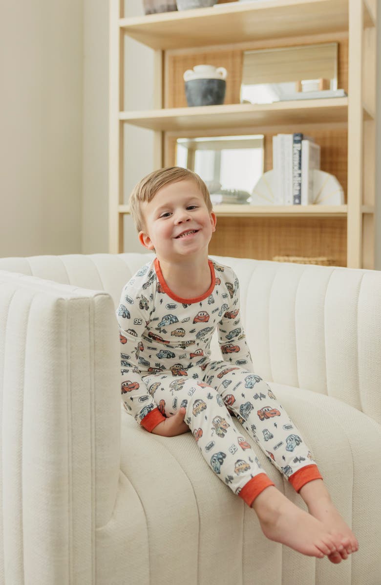 Copper Pearl Pixar Cars Fitted Two-Piece Pajamas, Alternate, color, Pixar Cars