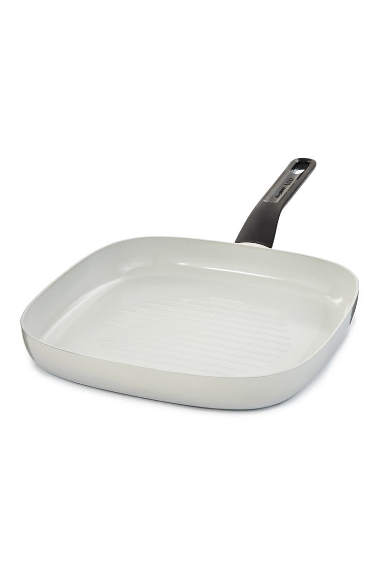 Leo Glints CeraGreen Grill Pan, Main, color, CREAM