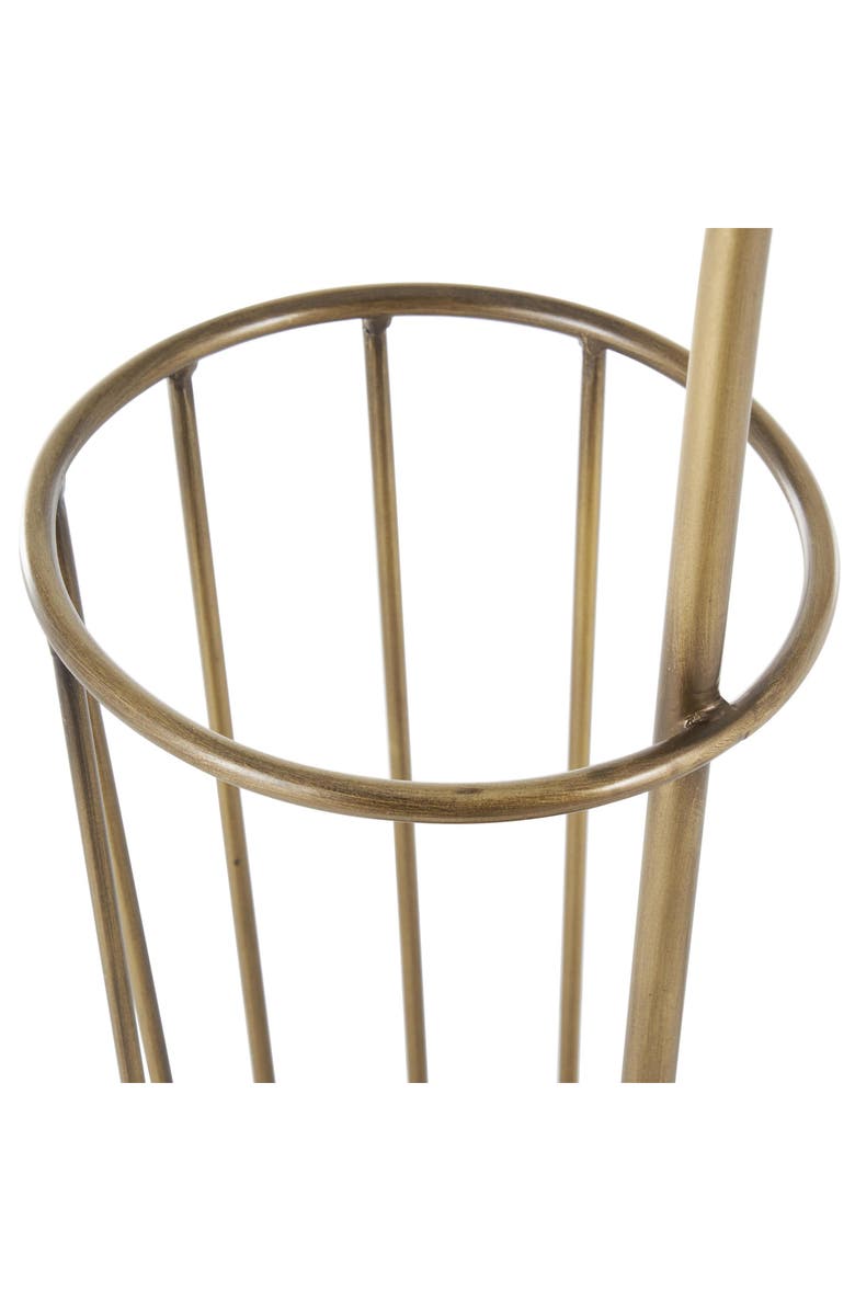 UMA Umbrella Stand, Alternate, color, Goldtone