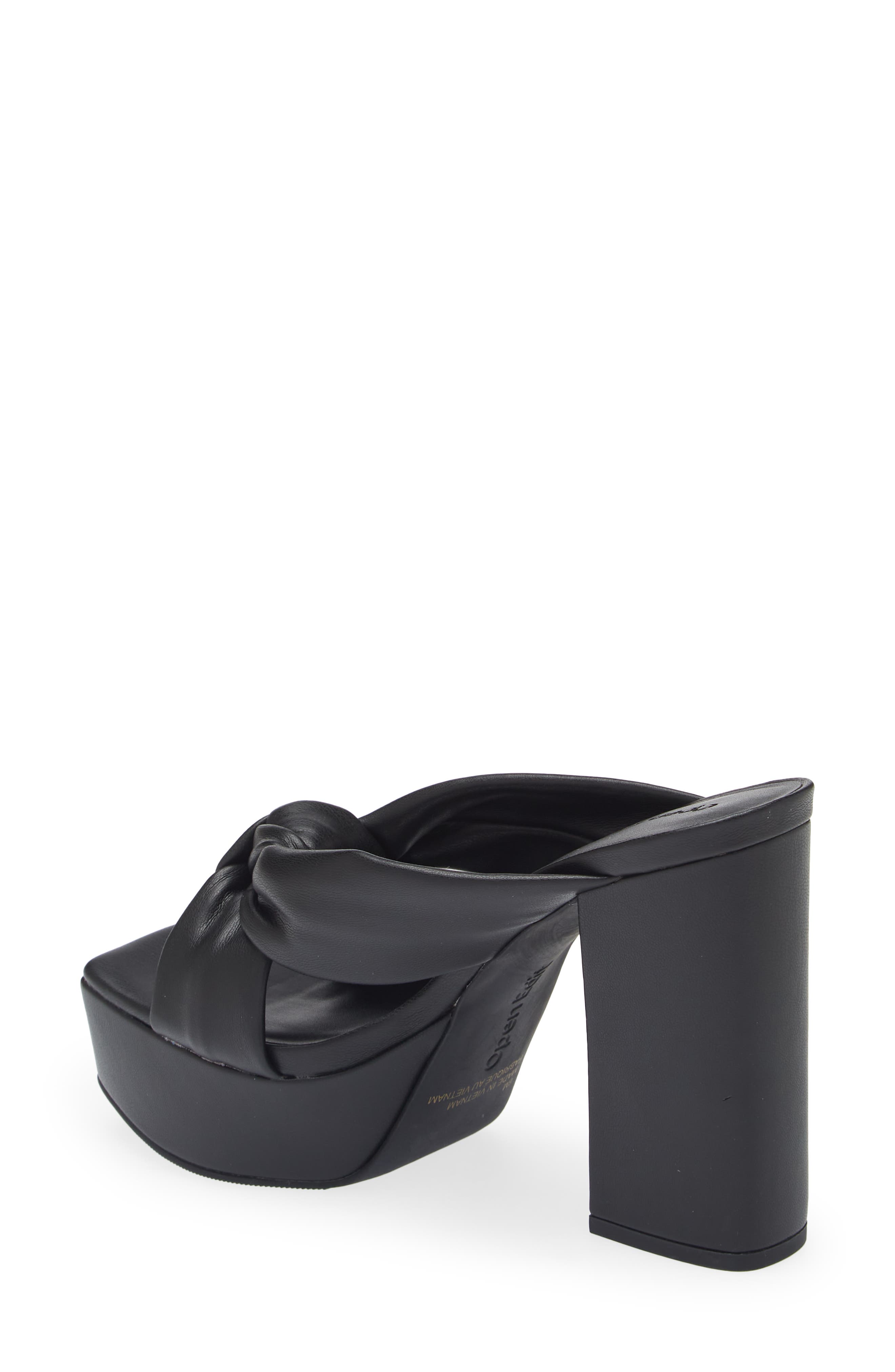 Open Edit Kaia Knot Platform Sandal, Alternate, color, 