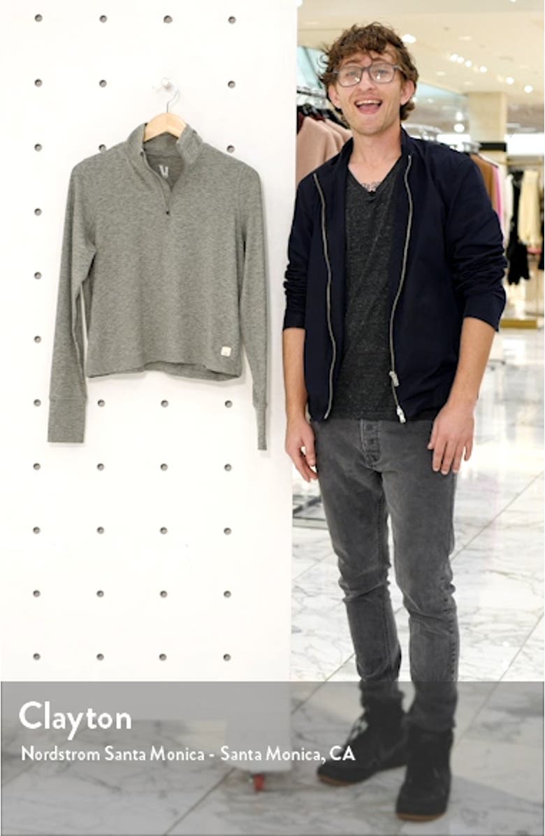 Crescent Performance Half-Zip Crop Pullover, sales video thumbnail