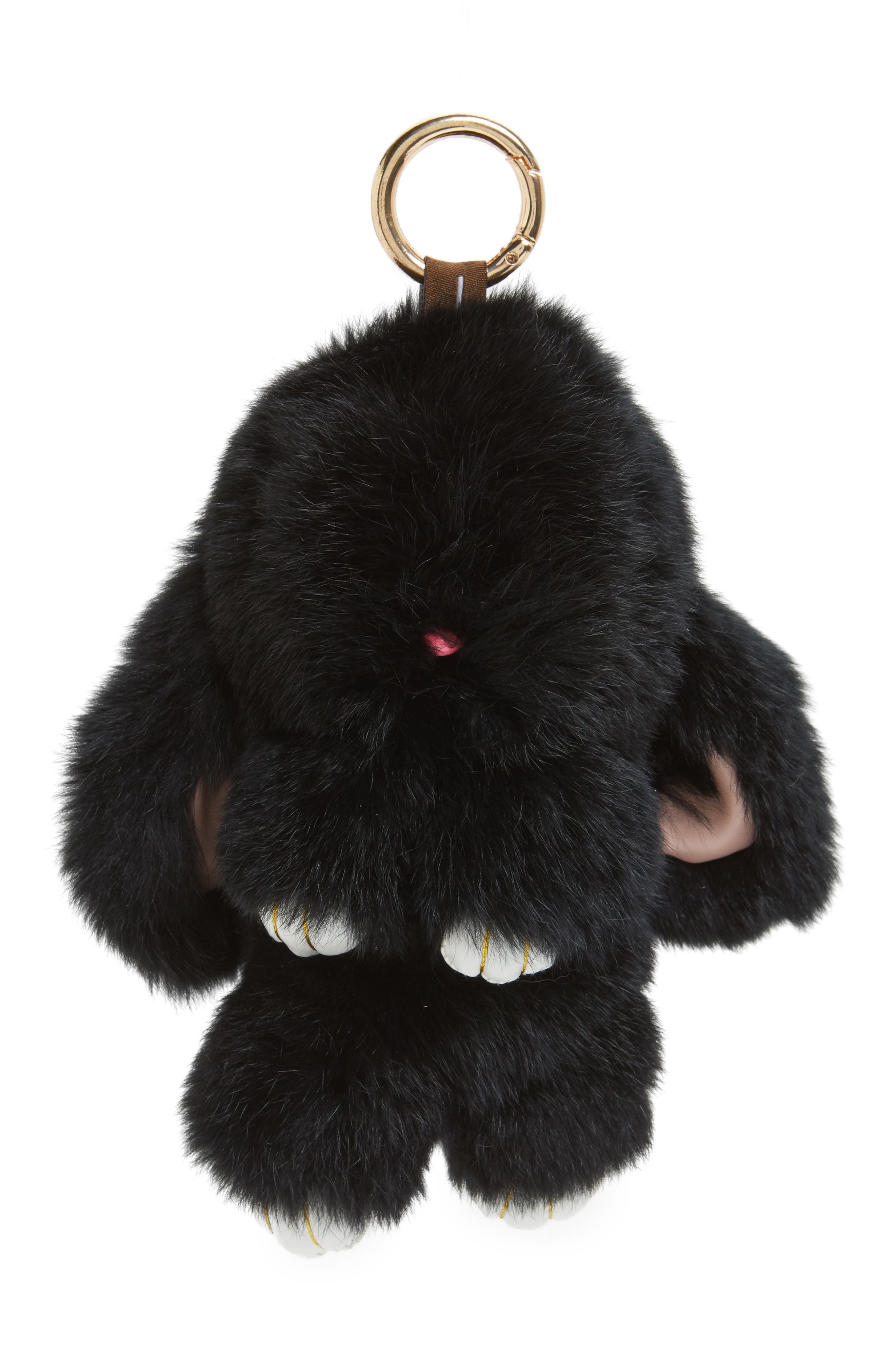 ZZDNU Natasha Couture Natasha Couture Genuine Rabbit Fur Bag Charm ...