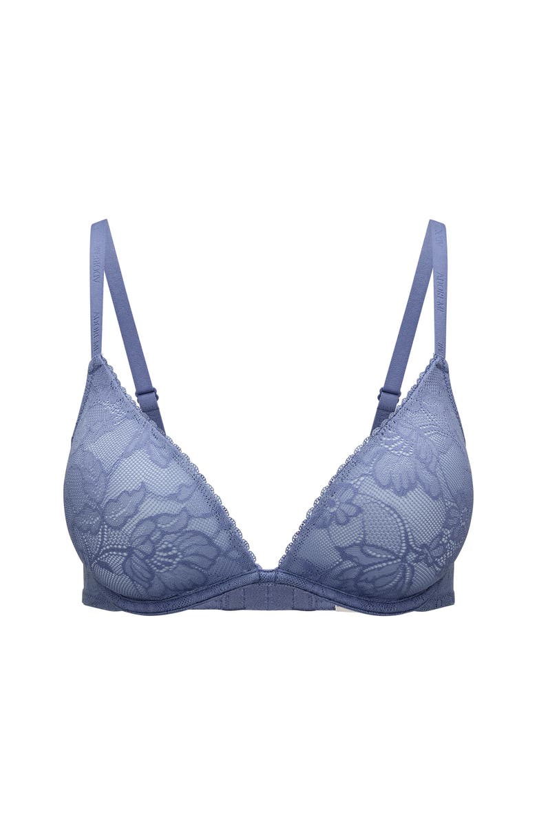 Adore Me Maren Push Up Plunge Bra, Alternate, color, Medium Blue