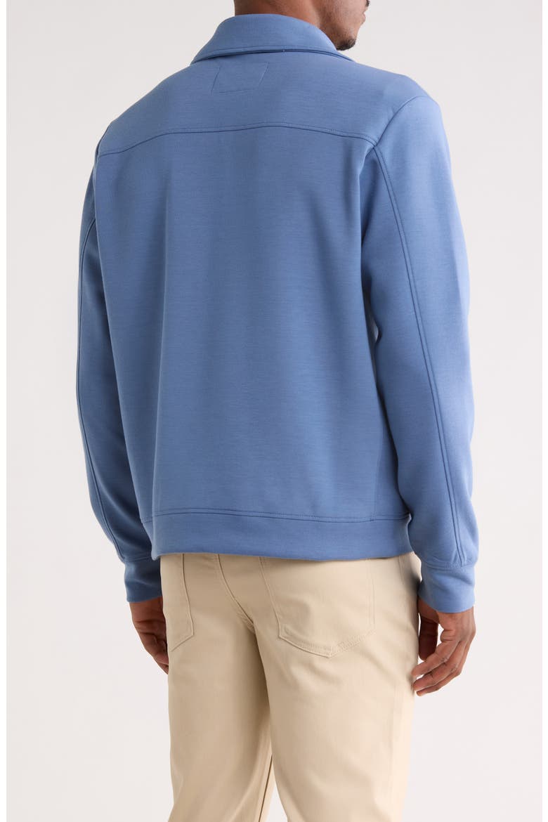 Empire Knit Jacket, Alternate, color, BLUE HORIZON