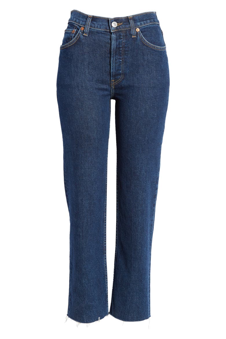 Originals High Waist Stovepipe Jeans, Alternate, color, MID 70S