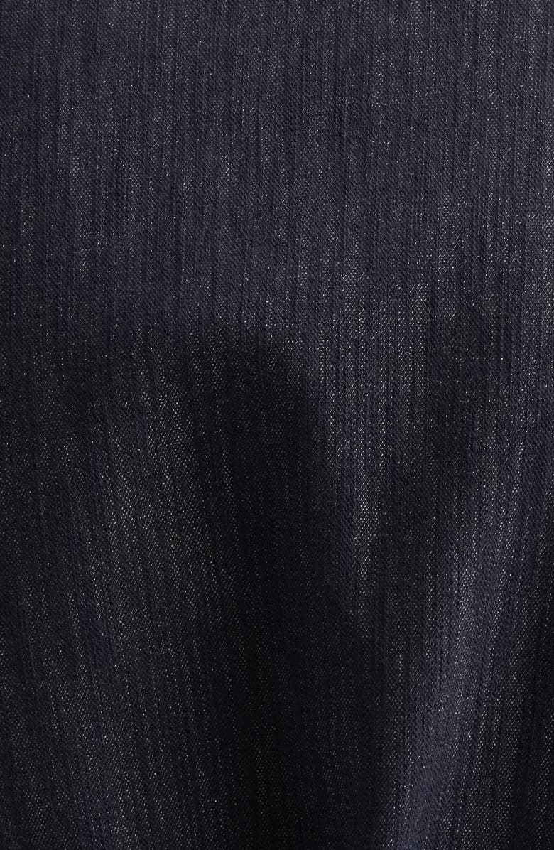 Eleventy Belted Denim Jacket, Alternate, color, Blue