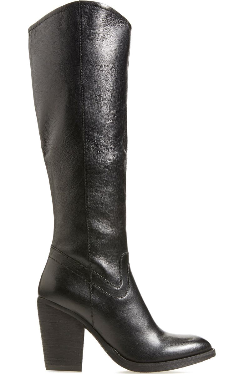 Steve Madden 'Carrter' Knee High Leather Boot, Alternate, color,
