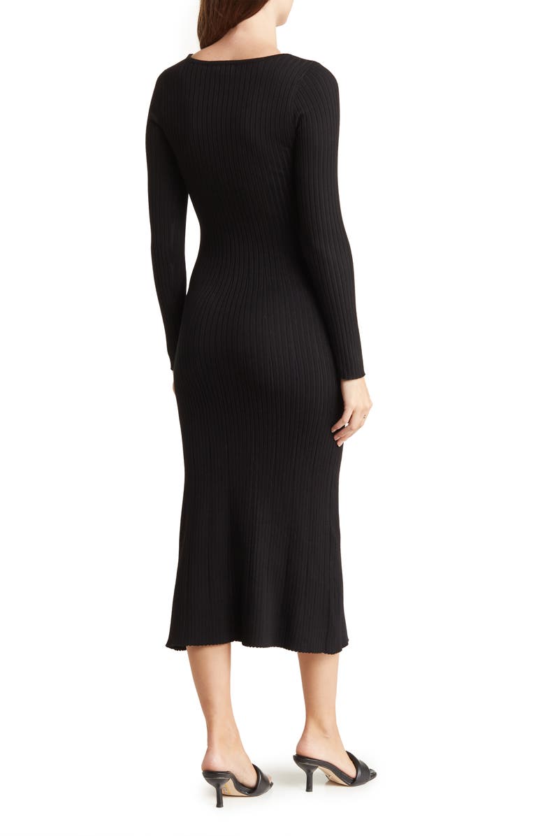 Love By Design Julia Ribbed Knit Maxi Sweater Dress, Alternate, color, 