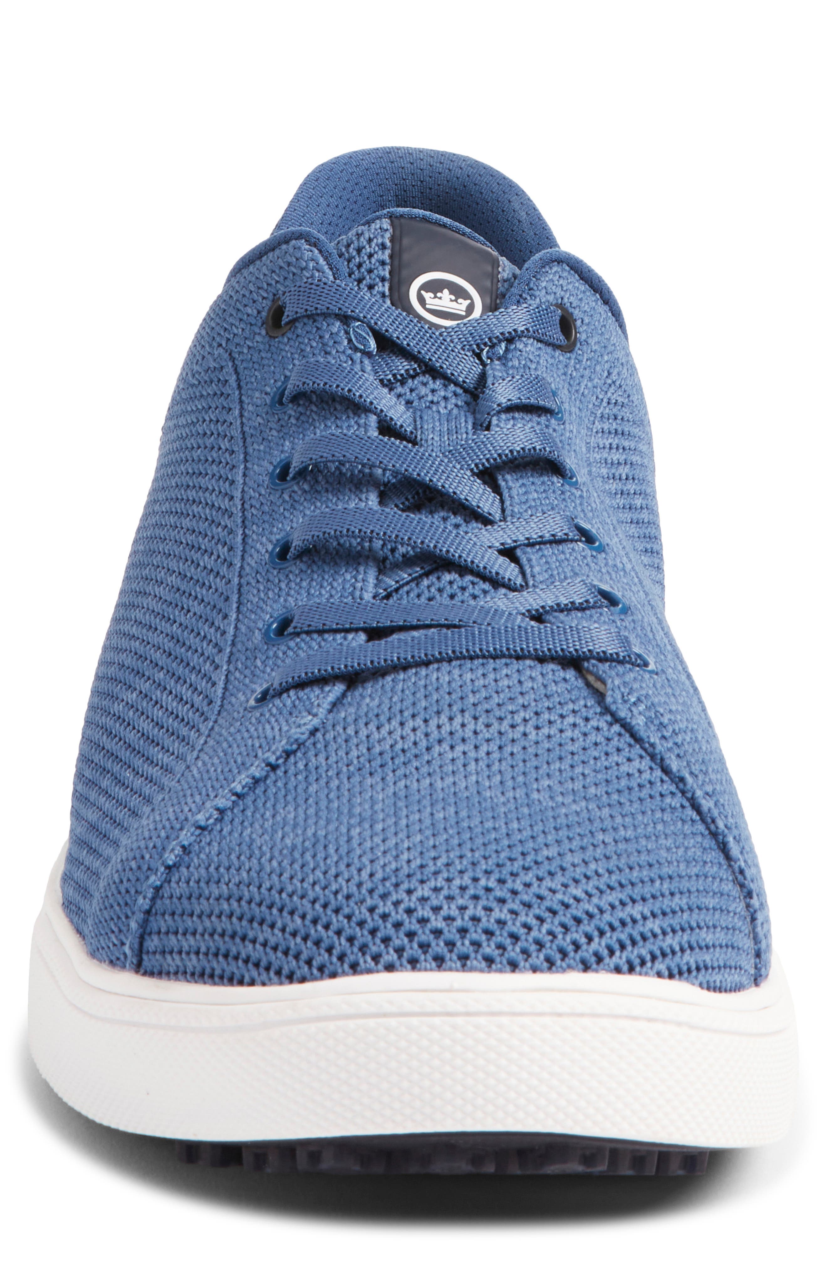 Peter Millar Drift Hybrid Water Resistant Knit Golf Shoe, Alternate, color, Windsor Blue