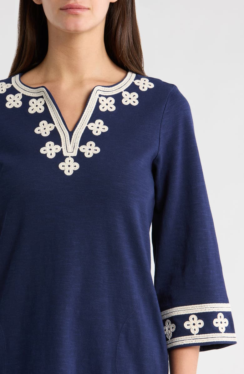 Tommy Bahama Sunset Harbor Cotton Dress, Alternate, color, Coastline