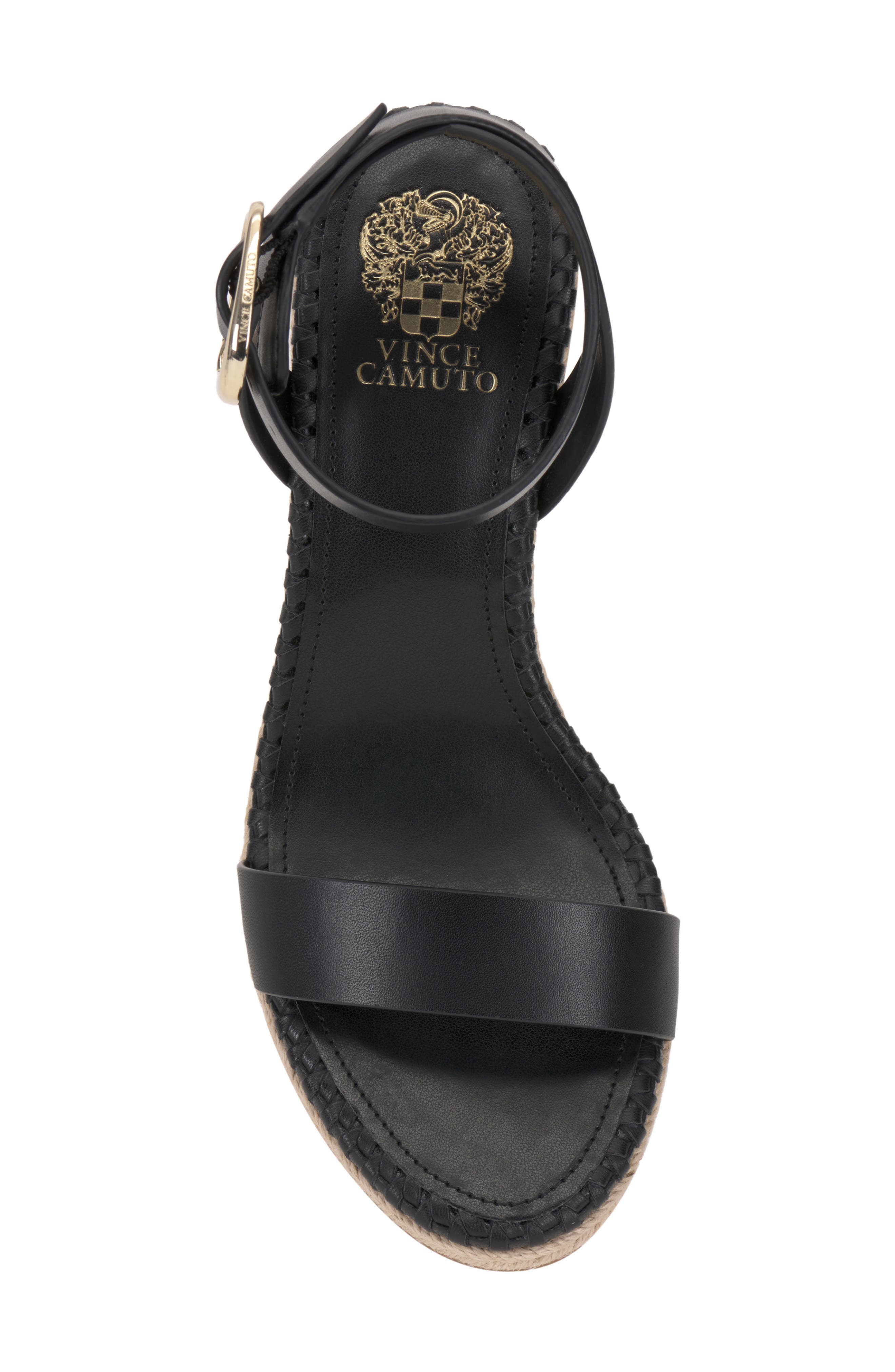 Vince Camuto Fainel Espadrille Ankle Strap Platform Wedge Sandal, Alternate, color, 