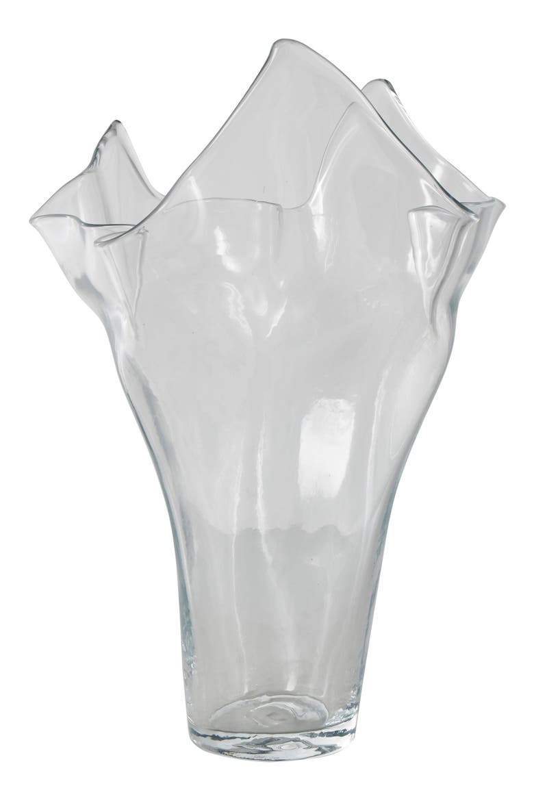 Clear Glass Vase, Alternate, color, CLEAR