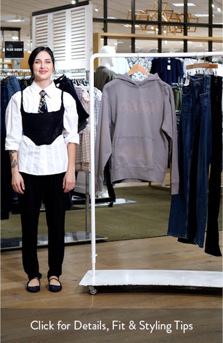 Army Cotton Logo Hoodie, sales video thumbnail