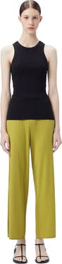 GOBI Mongolian Cashmere Ribbed Cotton Silk Cashmere Blend Tank Top