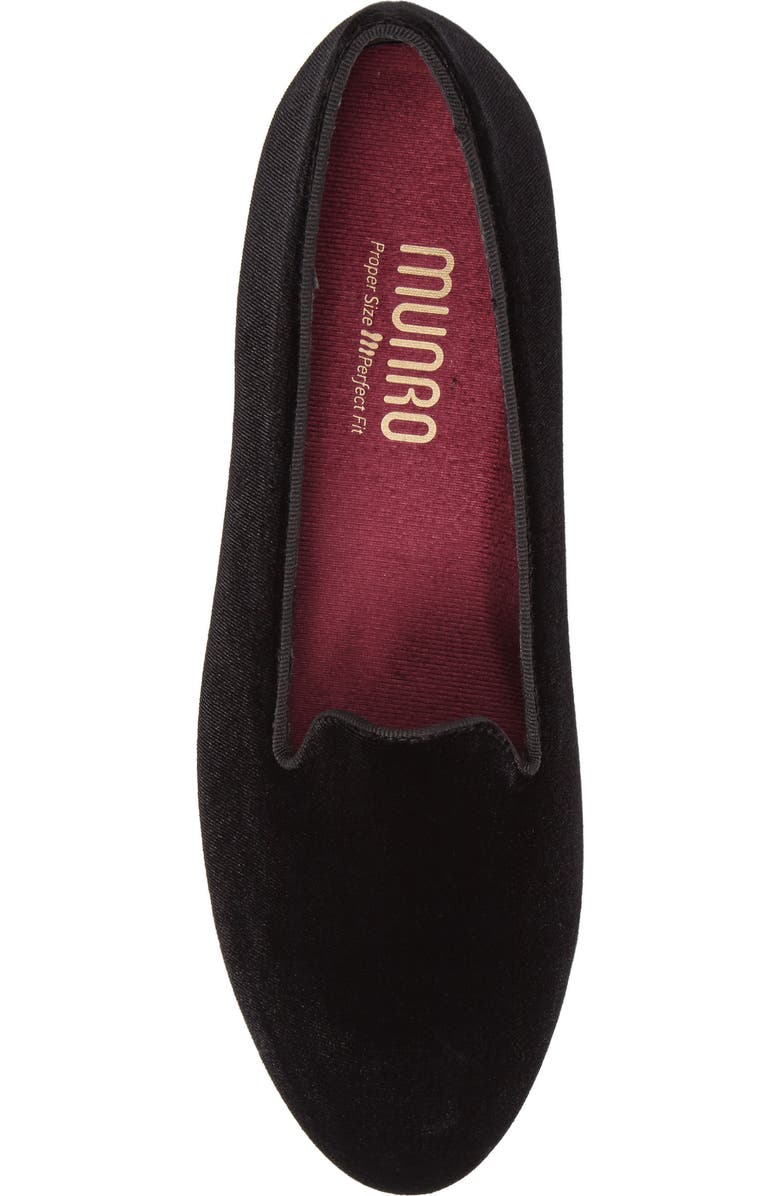Munro Cerise Smoking Slipper Loafer, Alternate, color,