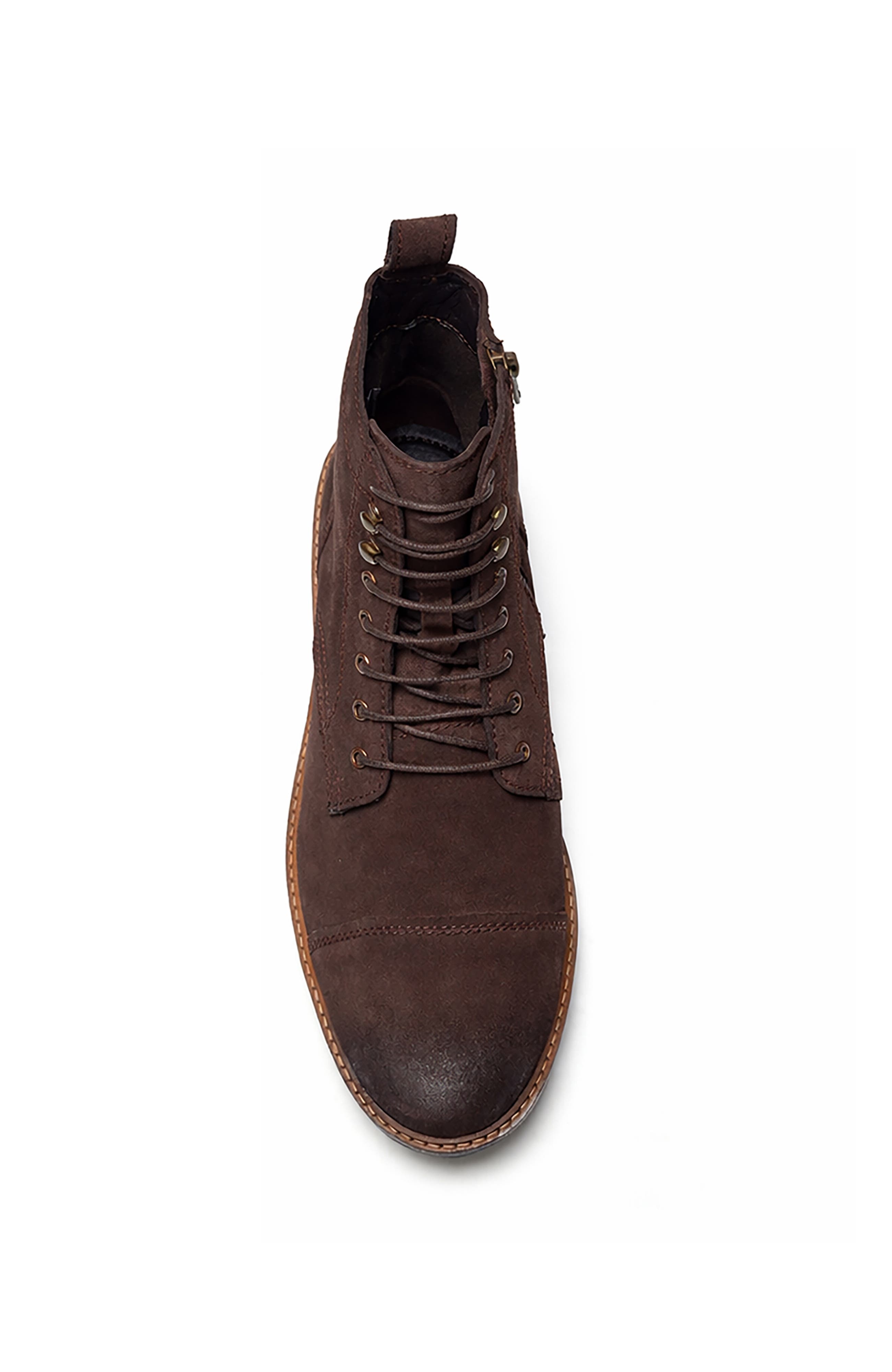 A. Veer Wilder Lace-up Boot, Alternate, color, Brown Suede