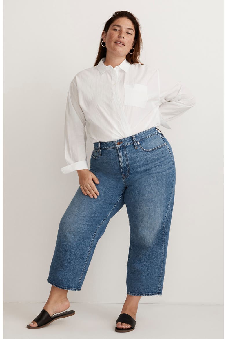 Perfect Vintage Crop Wide Leg Jeans, Alternate, color, CRESSLOW WASH