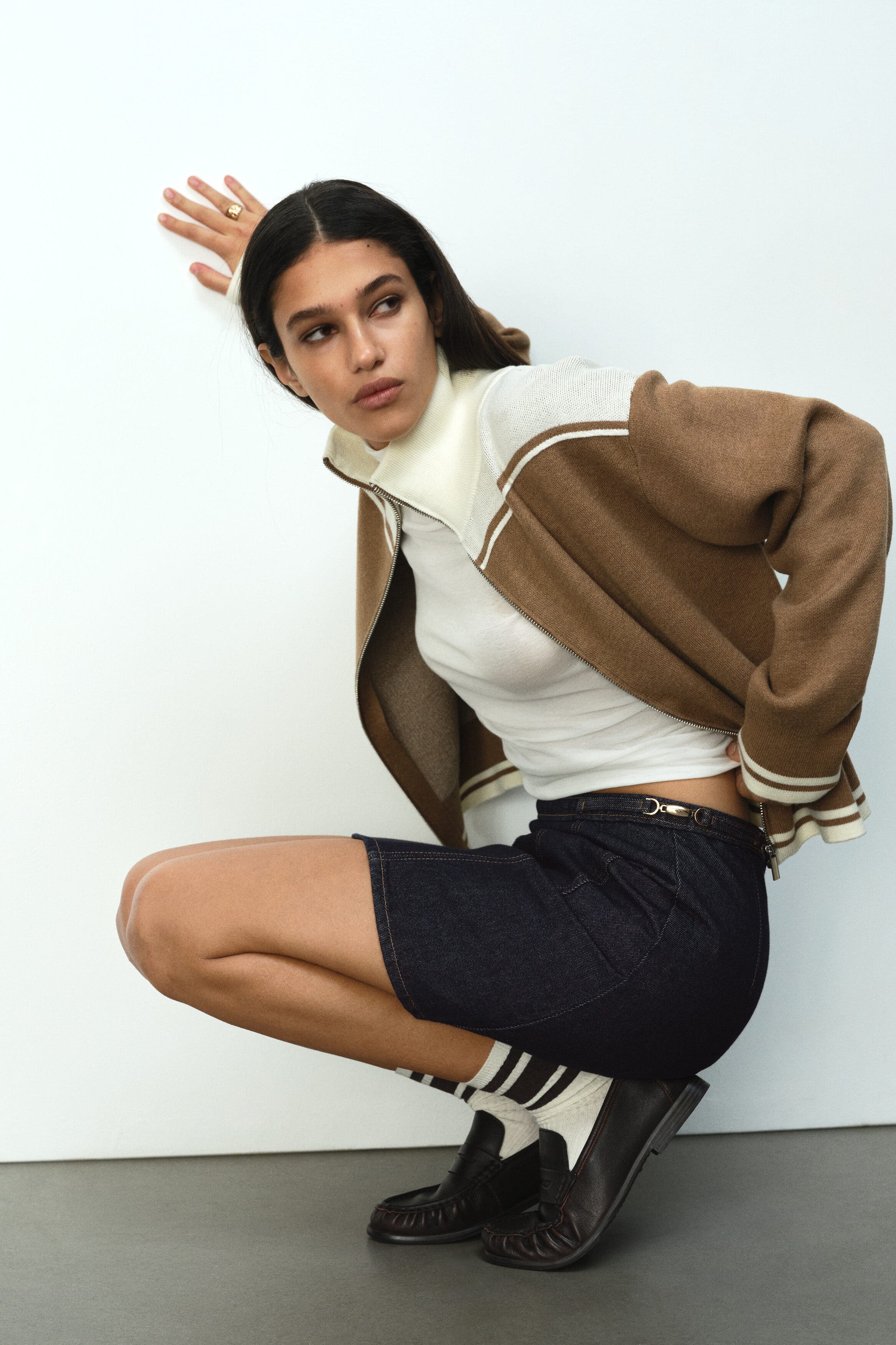 A-line Denim Skirt - image 2