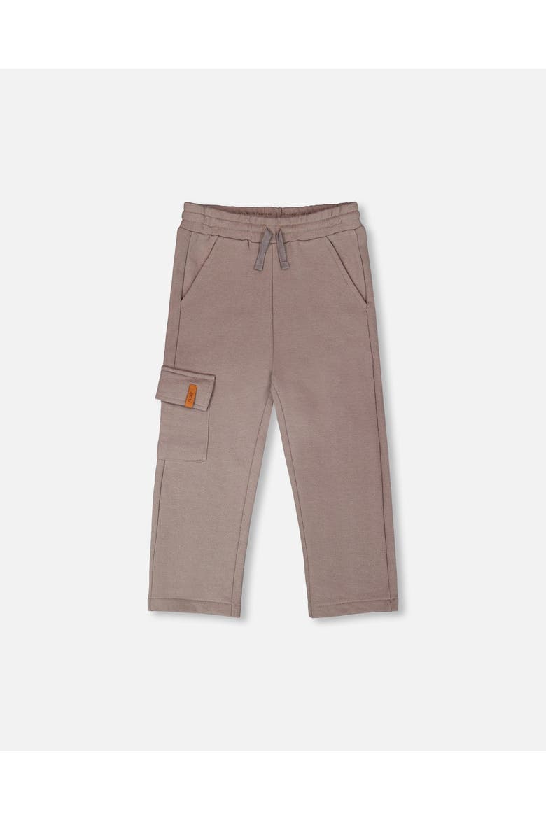French Terry Sweatpants with Cargo Pocket, Main, color, Taupe