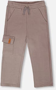 Deux par Deux French Terry Sweatpants with Cargo Pocket