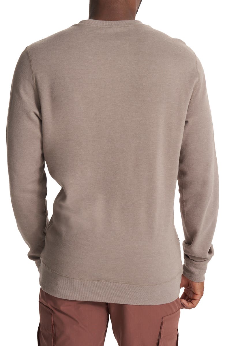 Vuori Jeffrey's Pullover, Alternate, color, Walnut Heather