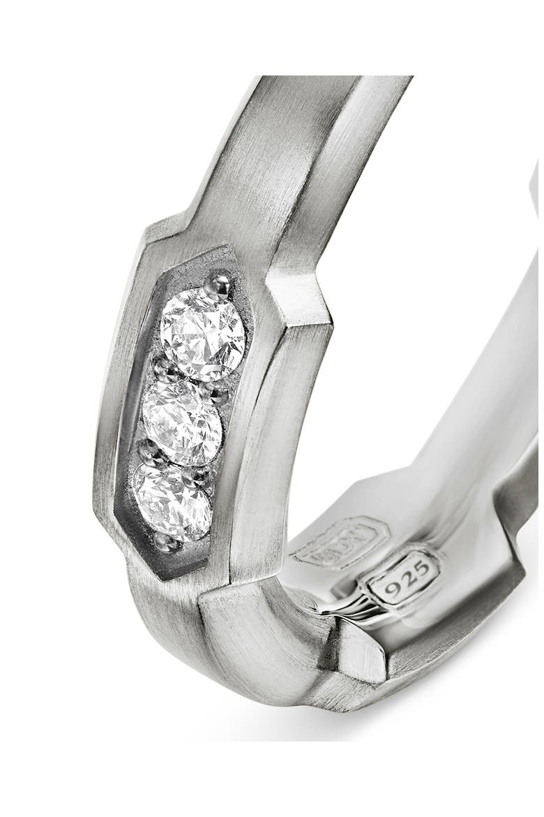 6MM HEX PAVE STATION BAND RING, Alternate, color, STERLING SILVER