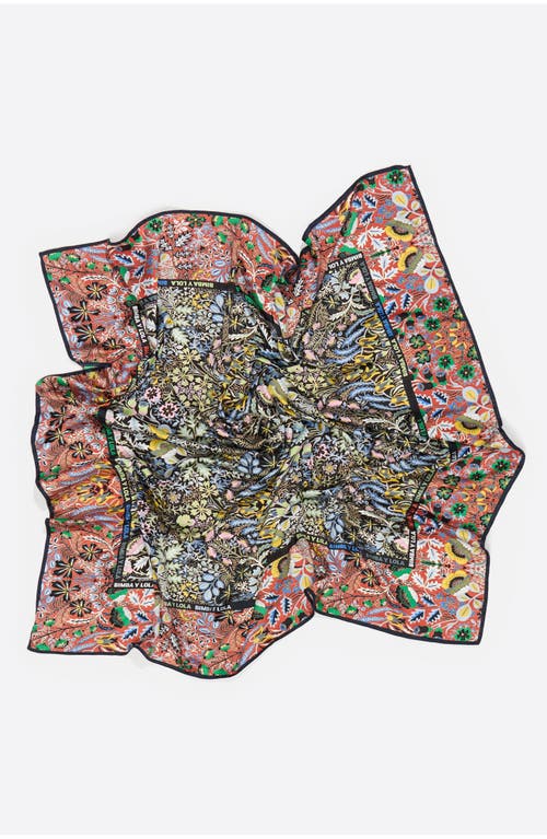 Bimba Y Lola Wallpaper Logo Frame Scarf In Multi