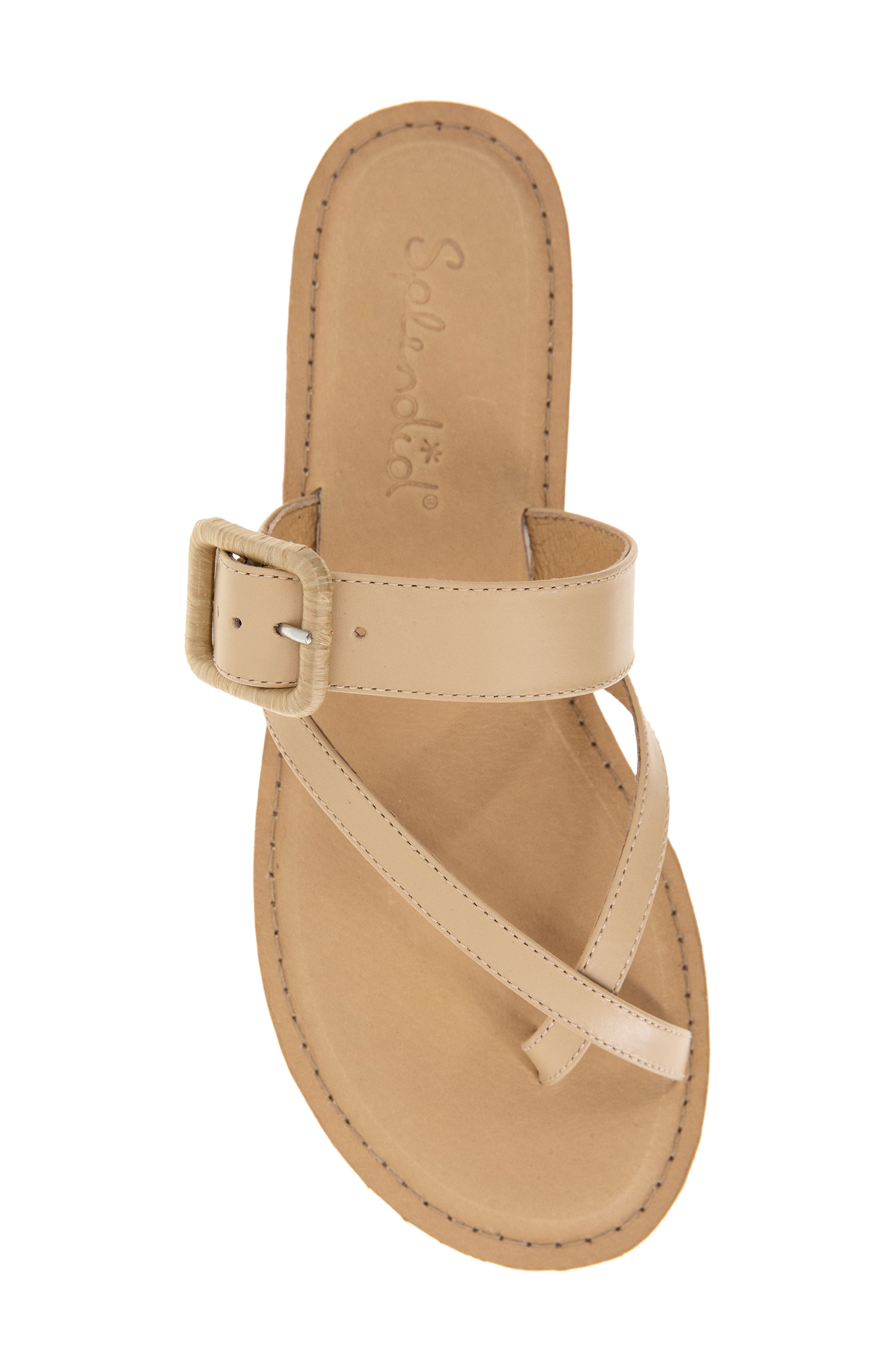 Splendid Sutton Toe Loop Sandal, Alternate, color, Light Almond