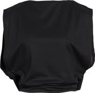 Jacquemus Le Moisson Draped Paper Jersey Apron Top