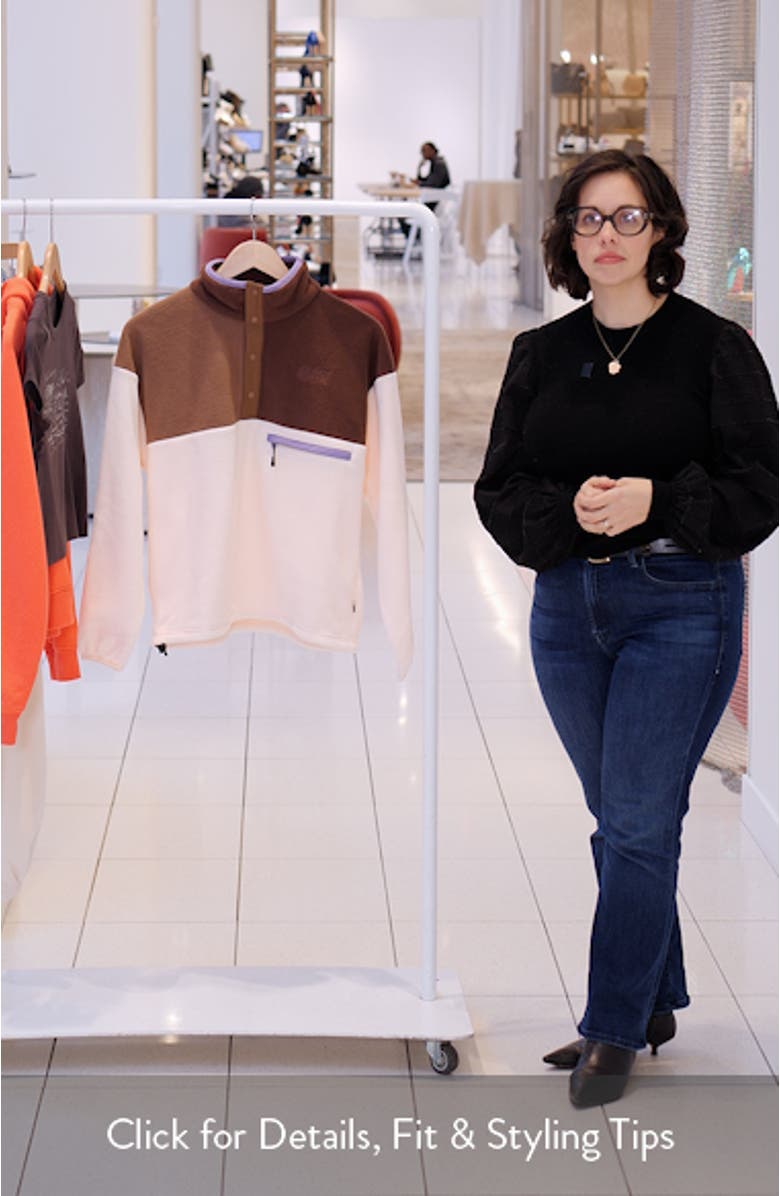 Arcca Crop Fleece Pullover, sales video thumbnail