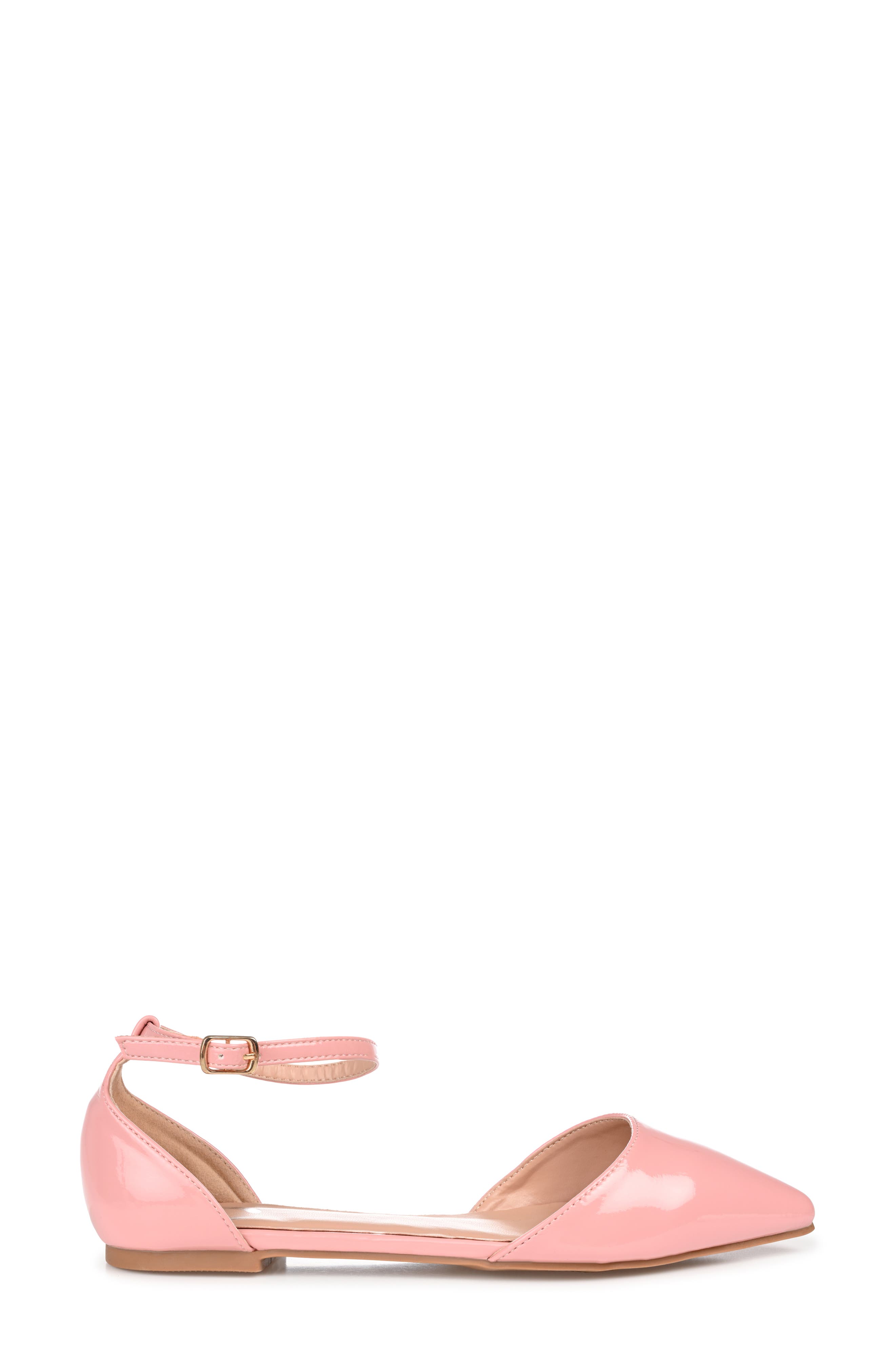 JOURNEE Reba Ankle Strap Flat, Alternate, color, PINK