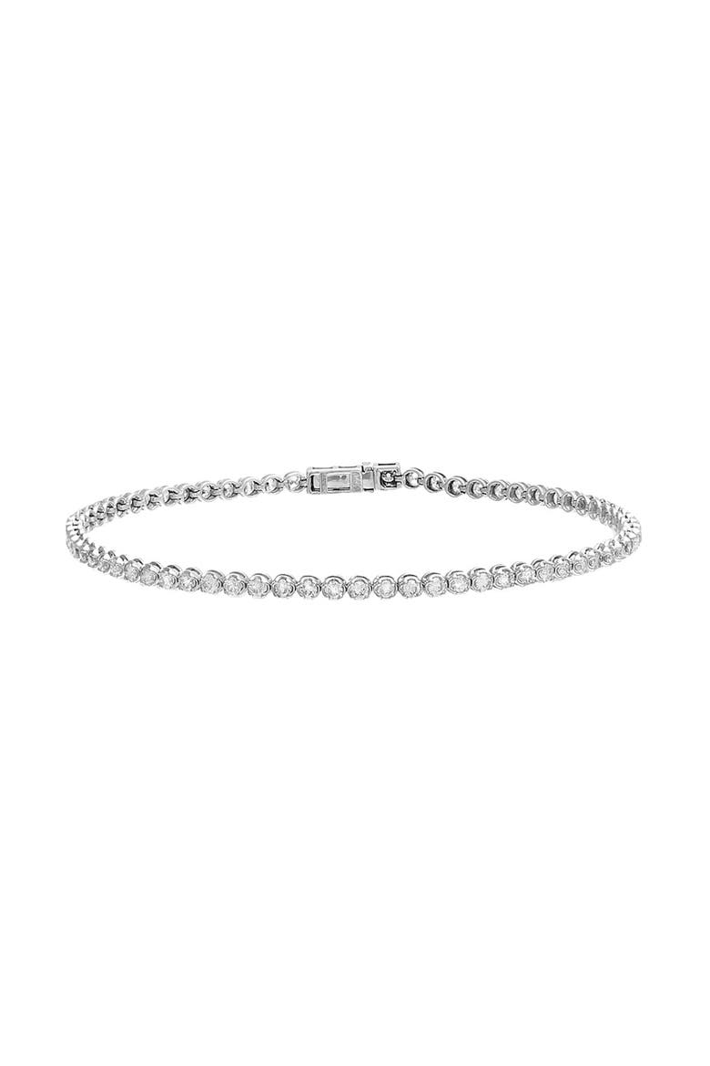 2 Carat Diamond Tennis Bracelet 14K, Main, color, 14K White Gold