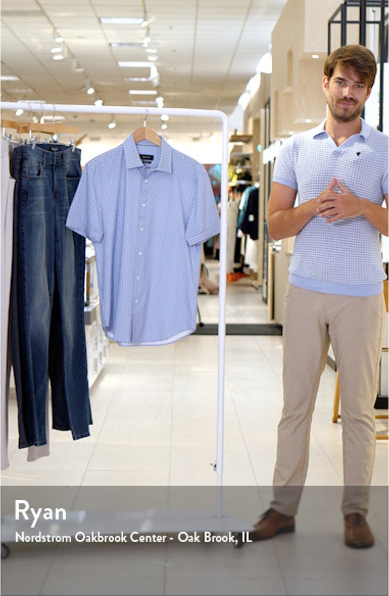 Miles OoohCotton<sup>®</sup> Short Sleeve Button-Up Shirt, sales video thumbnail