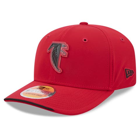 Men's New Era Red Atlanta Falcons 2026 Sideline Throwback 9SEVENTY Adjustable Hat