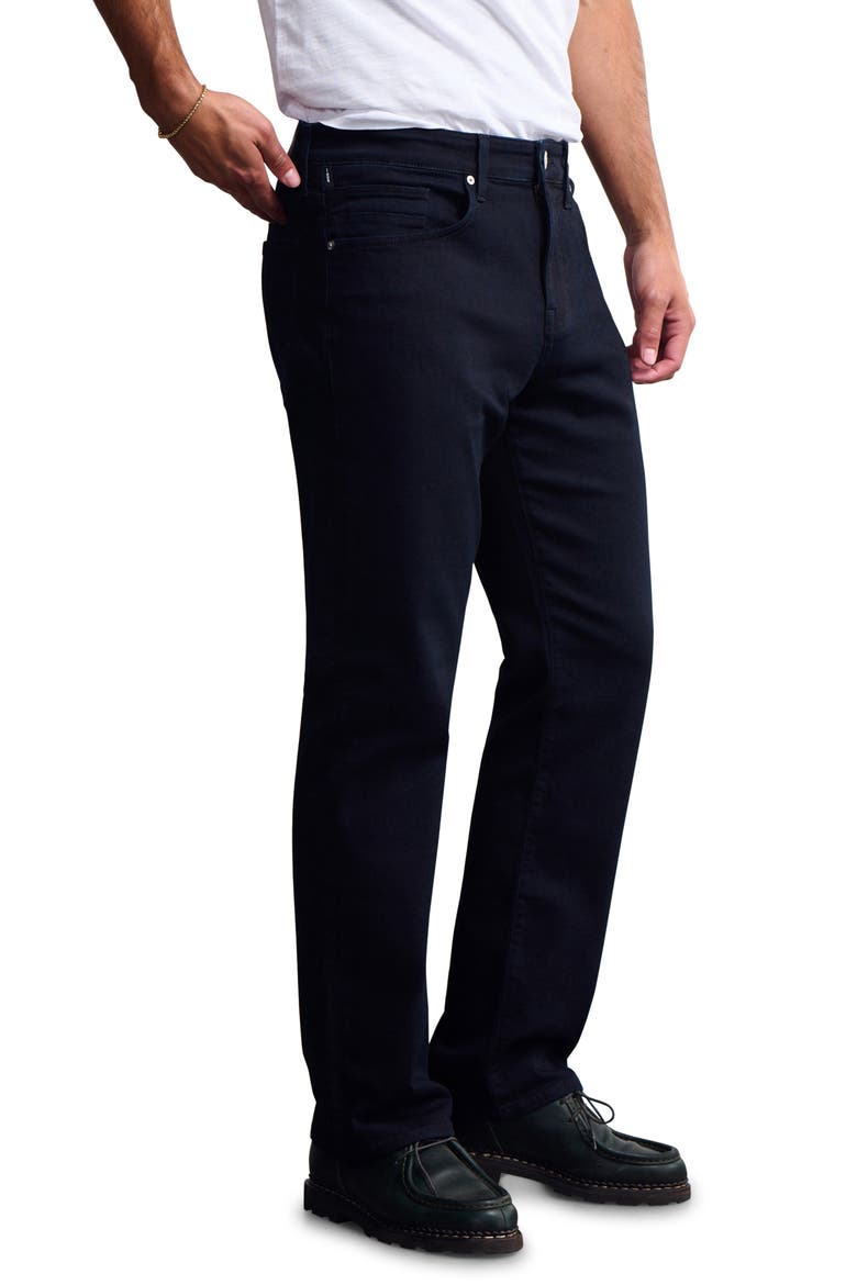 Roam Relaxed Straight Leg Jeans, Alternate, color, BLUE BLACK DENIM