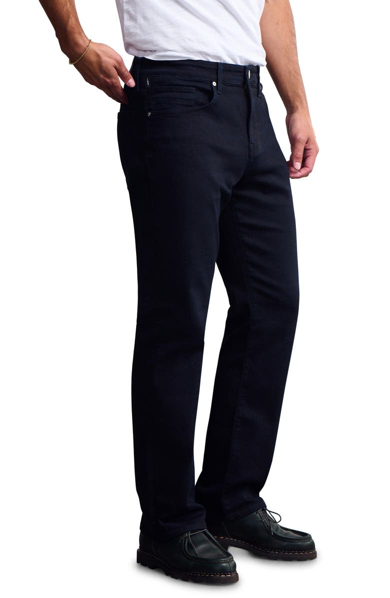 General Denim Works Roam Relaxed Straight Leg Jeans, Alternate, color, Blue Black Denim