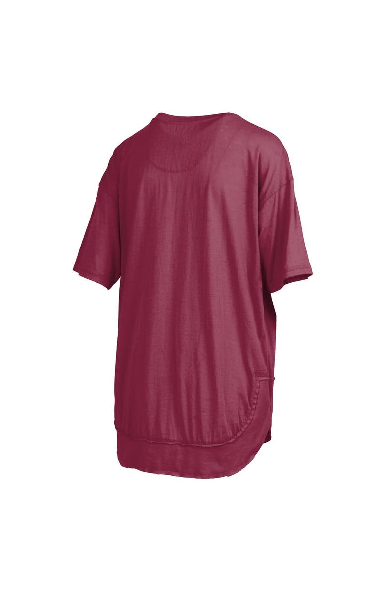 PRESSBOX Women's Pressbox  Garnet South Carolina Gamecocks Poncho T-Shirt, Alternate, color, Garnet