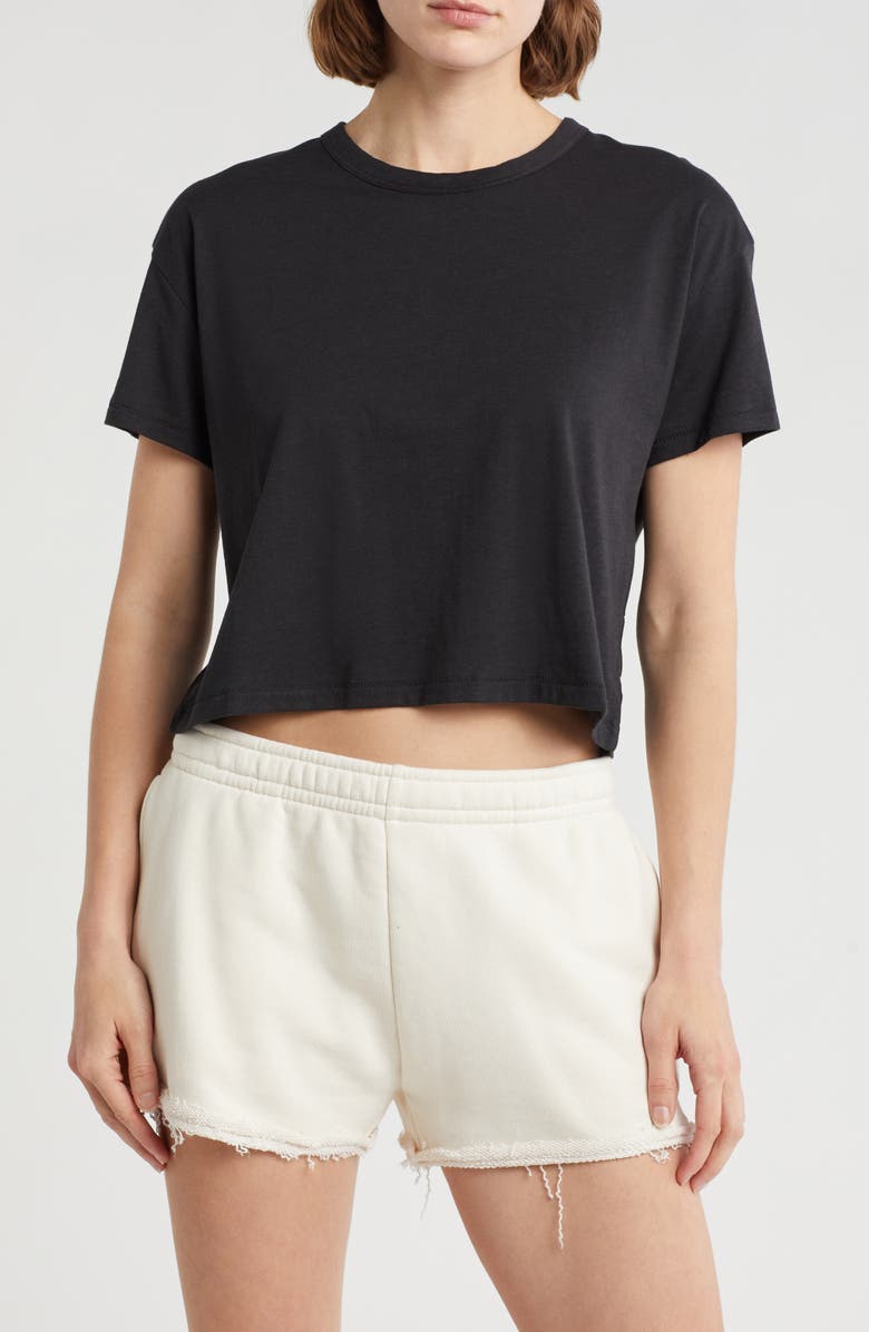 rag & bone Mai Boxy Crop T-Shirt, Main, color, 