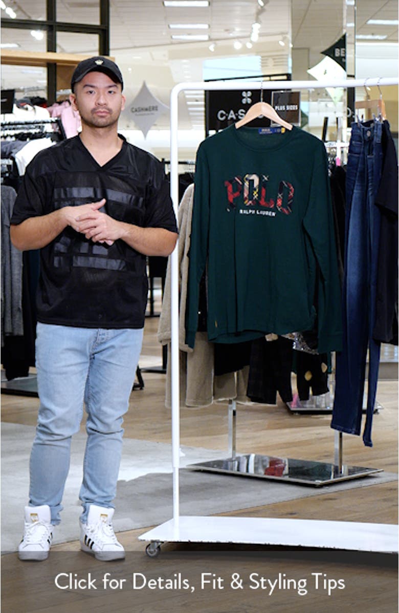 Polo Appliqué Long Sleeve T-Shirt, sales video thumbnail