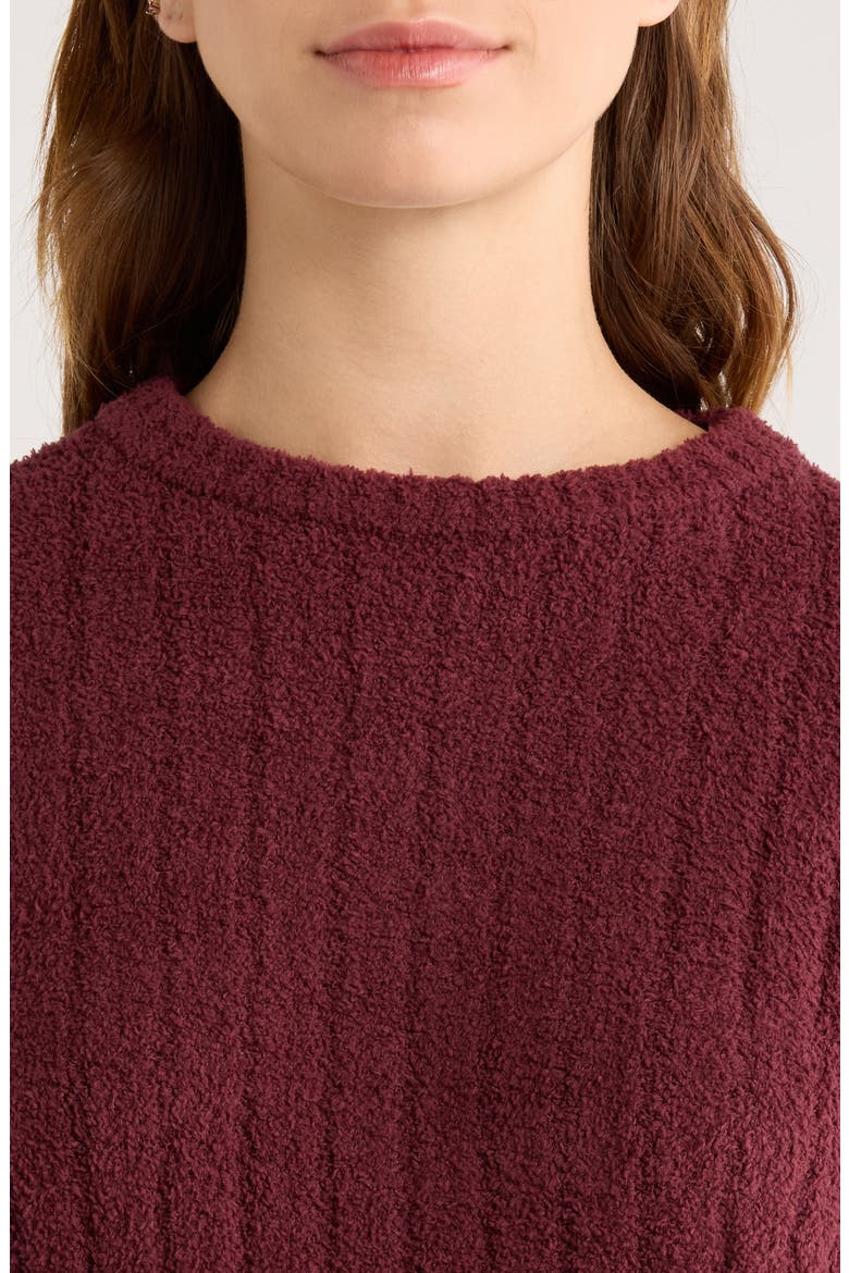 Riz Rib Sweater, Alternate, color, WILD GRAPE