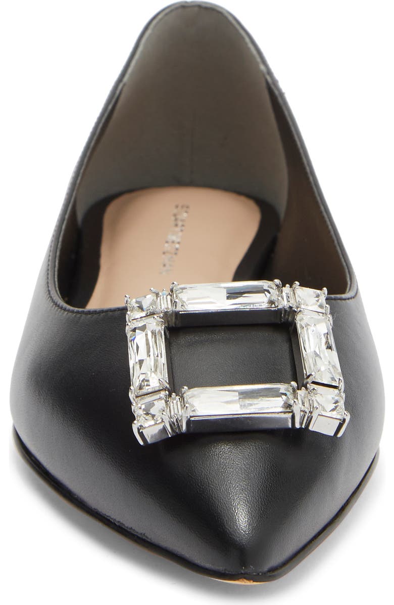 Stuart Weitzman June Flat, Alternate, color, Black